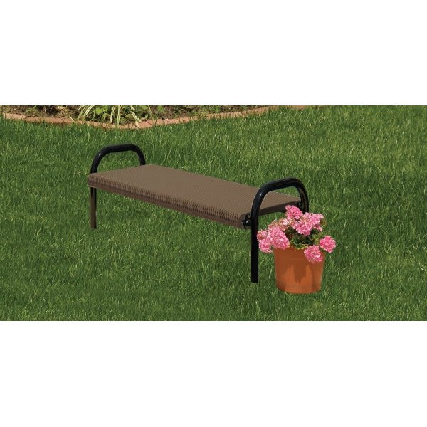 Ultrasite In Ground Mount Ultra Bench, Brown, 4'