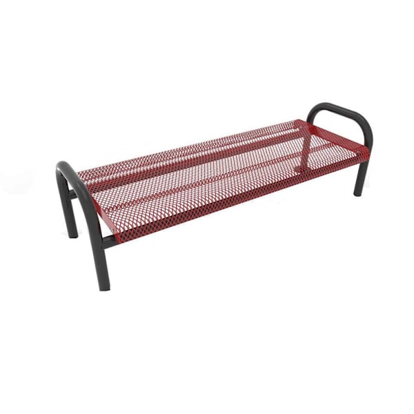 Ultrasite In Ground Mount Ultra Bench, Red, 4'