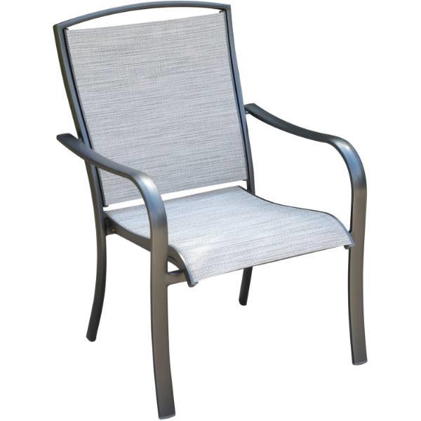 Cape Soleil Commercial Sling Aluminum Dining Chair