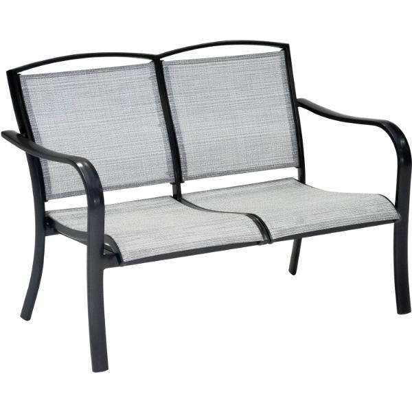 Cape Soleil Richmond Commercial Sling Aluminum Chat Sling Loveseat