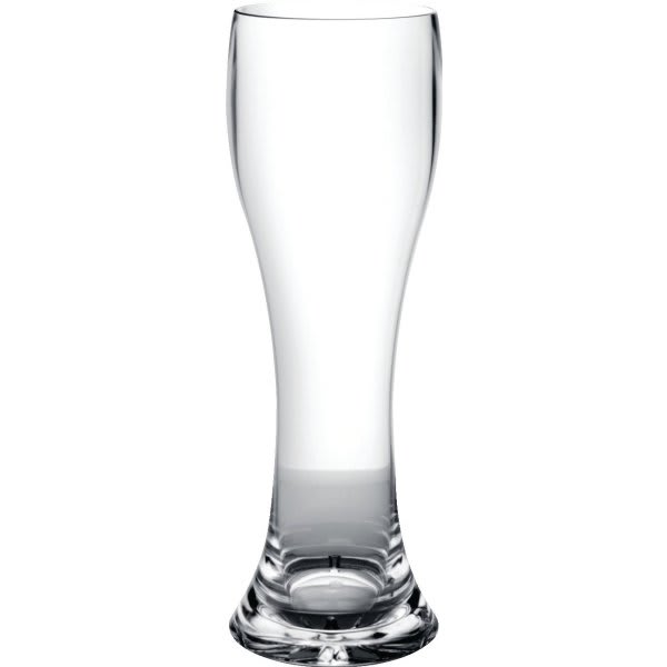 Thunder Group 23 Ounce Clear Polycarbonate Pilsner With Starburst Base