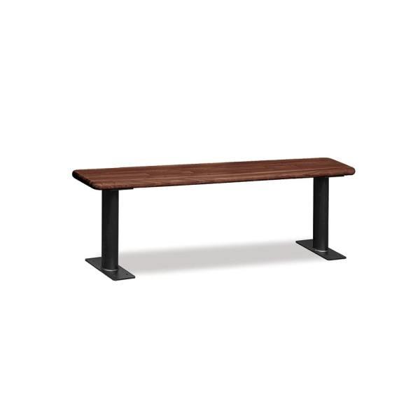 Salsbury Industries Wood Locker Bench 60 Inches Dark Finish