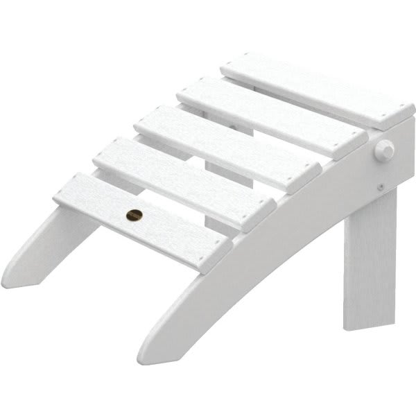 Polywood Classic Folding Ottoman White