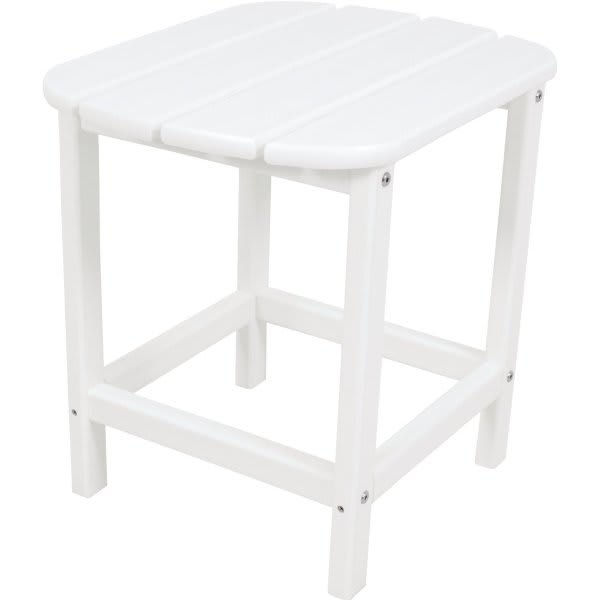 Polywood South Beach Side Table White