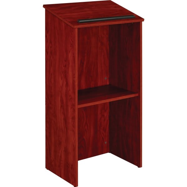 Oklahoma Sound Full Floor Mahogany Lectern