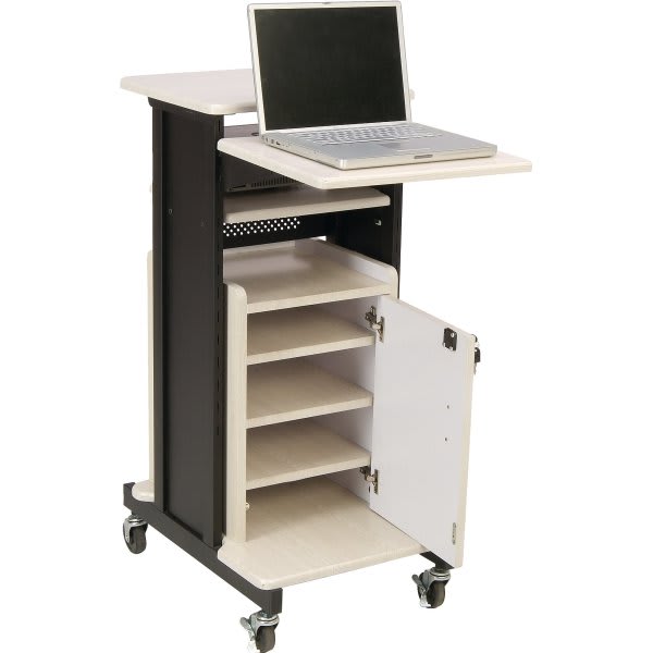 Oklahoma Sound Premium Presentation Cart With Simplified Storage Capabilities