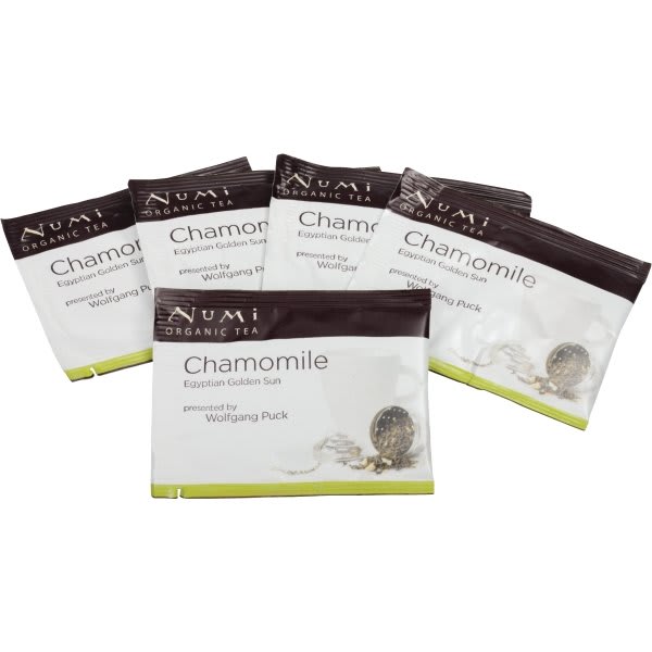 Wolfgang Puck Numi Chamomile Tea Bags, Case Of 250