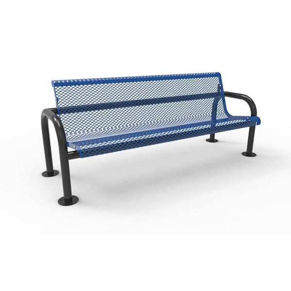 Ultrasite Rectangle Table, Ultra Blue, Thermoplastic Coated Steel 6'