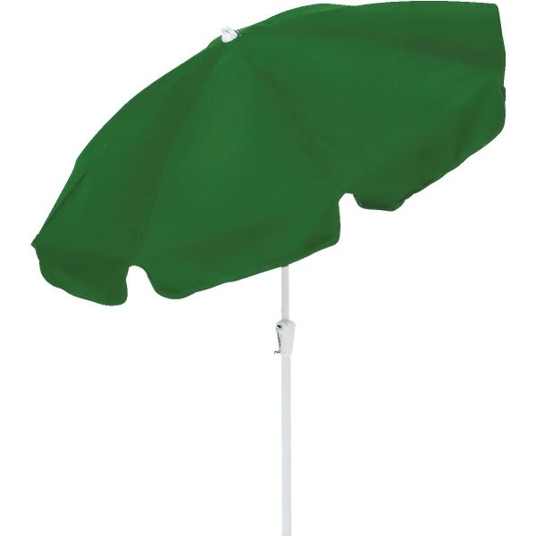 Fiberbuilt 7.5' Crank Garden Umbrella, Tilt, Forest Green