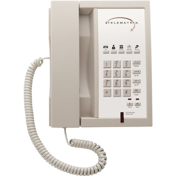 Telematrix #33149 Single Line Telephone (Ash)