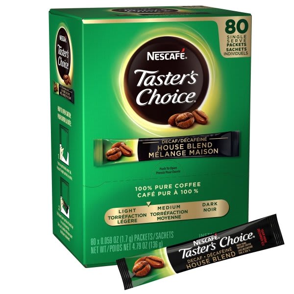 Nescafe 0.06 Oz Decaf Taster'S Choice Stick Pack Pack Of 80
