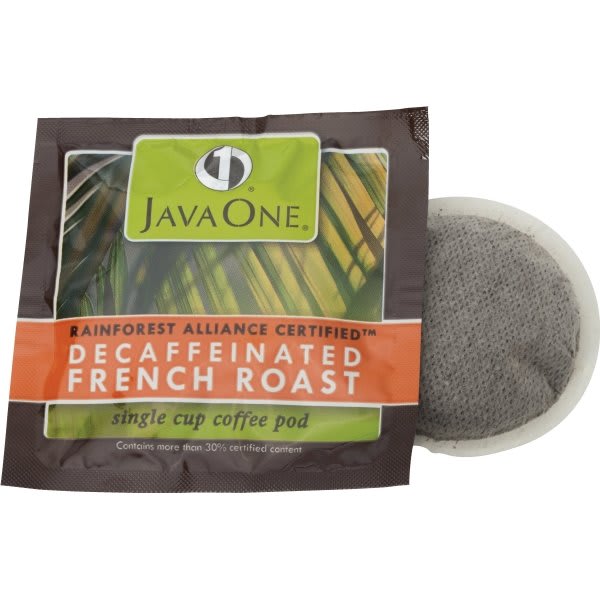 Java One Rainforest French Roast Decaffeinated 1 Cup Coffee Pod Case Of 200