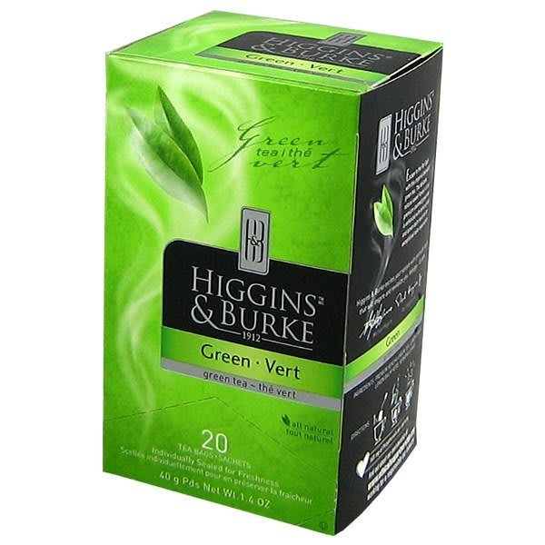 Higgins & Burke Green Tea Bags Case Of 120