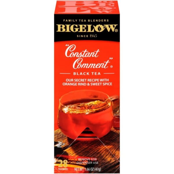 Bigelow Constant Comment Black Tea Bags Case Of 168