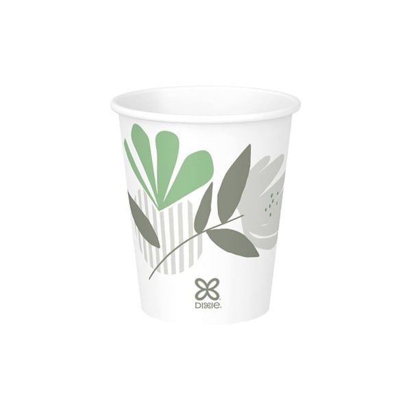 Dixie Unwrapped Paper Hot Cups, 10 Oz. (1000/Case)