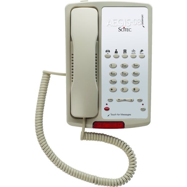 Aegis5-08 Single Line Ash Telephone