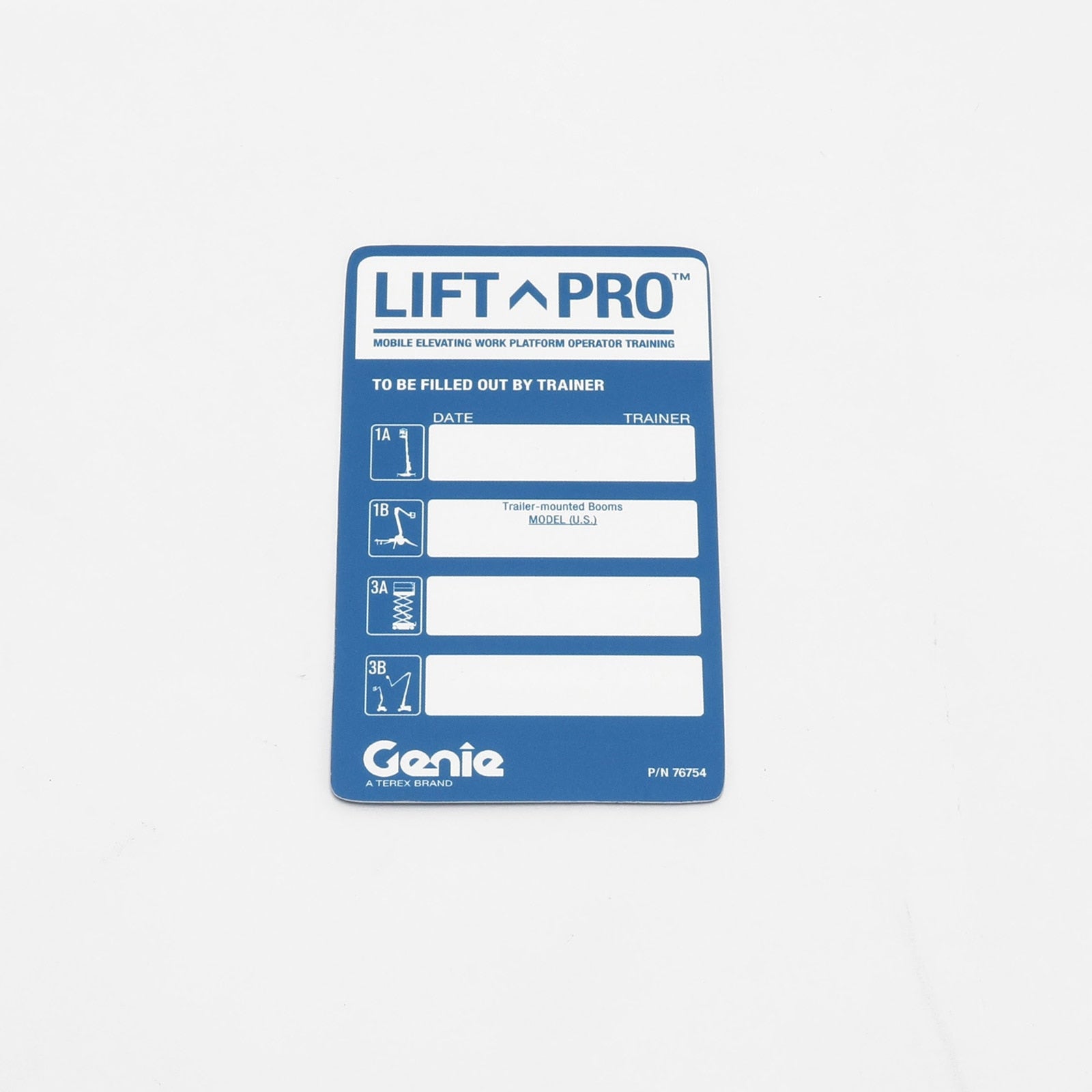 Genie Part # 76754-10GT – Card