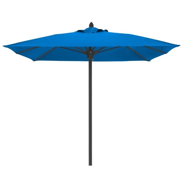 Fiberbuilt Riva Pacific Blue Acrylic Umbrella With Black Pole 10'