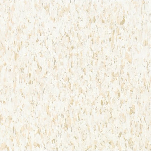 Armstrong Flooring Fortress White Commercial Vinyl Glue Down Floor Tile 12 In. X 12 In., Case Of 45