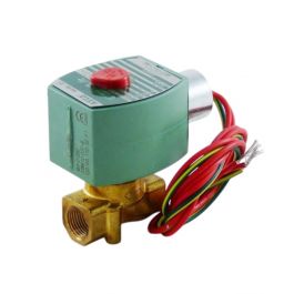 Asco 8263H200 3/8" N/C Solenoid Valve 0-100 PSI 5/32" Orifice