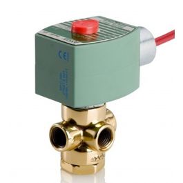 ASCO 8320A23 1/4" 3-Way Normally Closed Solenoid Valve 0-40 PSI