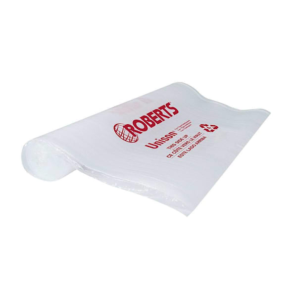 Roberts #70-025 Unison 100 Sq Ft Roll, 25'X4'X3/32 Premium 2-In-1 Underlayment