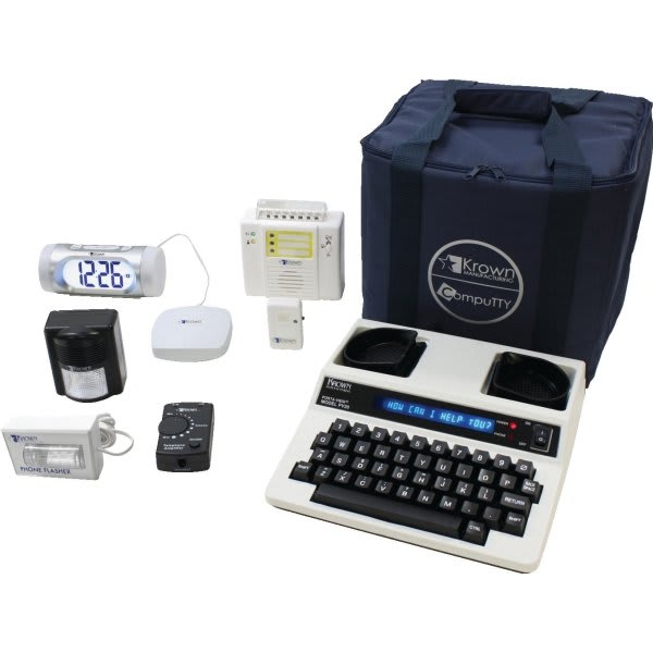 Compu-TTY ADA Communication Standard Room Kit, W/Ka300 Emergency Notification