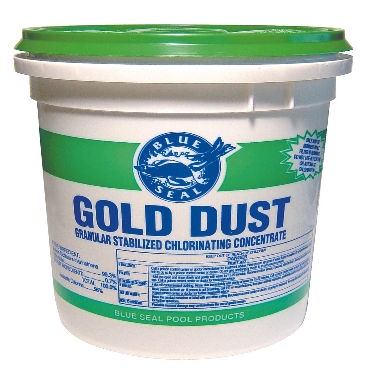 8lbs Gold Dust Granular Swimming Pool Chlorine Sodium Dichloro-S-Triazinetrione Dihydrate