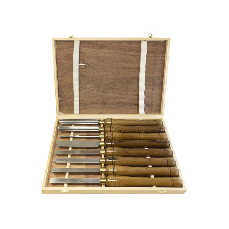 8pc HSS Wood Turning Chisel Set