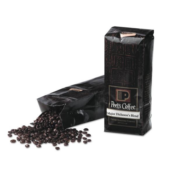 Peet'S Coffee & Tea Bulk Coffee, Major Dickason'S Blend, Whole Bean, 1 Lb Bag