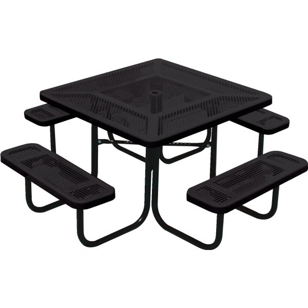 Ultrasite Table 6-1/2' Perforated Metal Square - Black