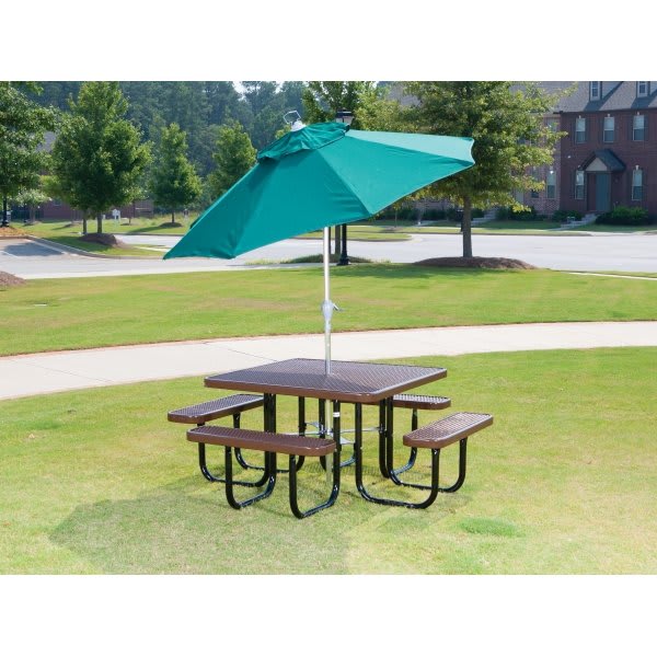 Ultrasite Table 6-1/2' Diamond Metal Square - Beige