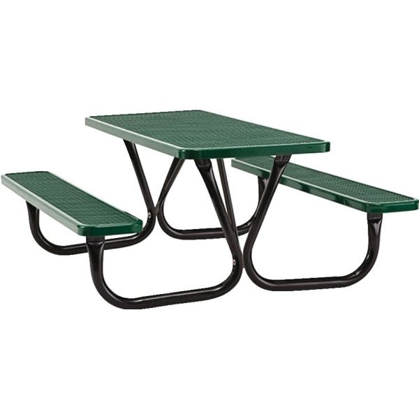 Ultrasite Table 6' Diamond Rally Metal Rectangular - Green