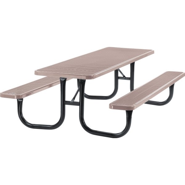 Ultrasite Table 6' Expanded Metal Rectangular - Beige