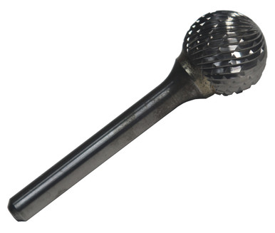 SD11 1/8" X 3/32" Ball End Carbide Bur 1/4 Shank DULSD11