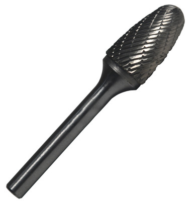 SF6 5/8" X 1" Tree Radius End Carbide Bur 1/4 Shank DULSF6