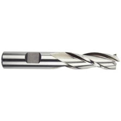 1" /4" x 1 7/8" x 4 1/8" 3 Flute Single End HSS Finishing Center Cutting End Mill-Uncoated Series/List #1880 MT2342064