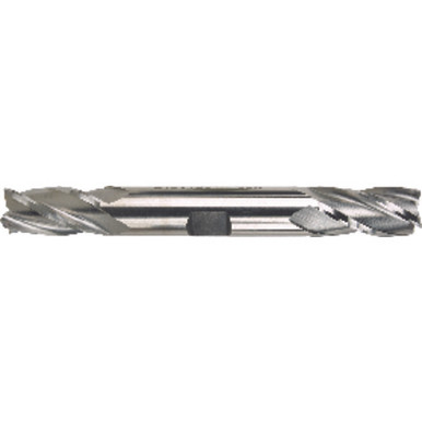 29/64" x 1/2" x 1" x 4 1/8" 4 Flute Double End HSS Finishing Center Cutting End Mill-Uncoated Series/List #4553 MT2243066