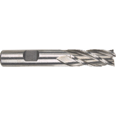 5/16" /8" /4" x 2 1/2" 4 Flute Single End HSS Non-Center Cutting End Mill-Uncoated Series/List #1897 MT2143504