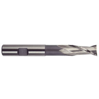 1/4" /8" x 5/8"1/16" 2 Flute Single End HSS Finishing Center Cutting End Mill-Uncoated Series/List #1899 MT2343751