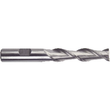 3/8" /8" x 1 1/2"1/4" 2 Flute Single End HSS Finishing Center Cutting End Mill-Uncoated Series/List #1921 MT2344053