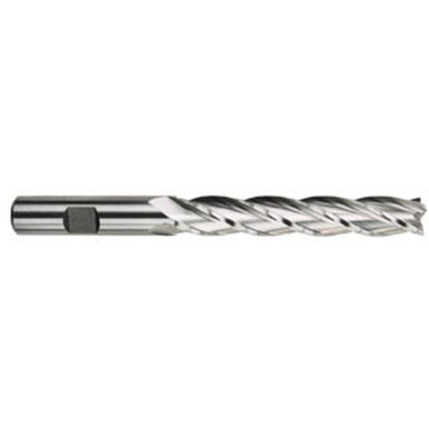 9/32 Dia. -3/4 Overall Length 4-Flute Square End High Speed Steel SE End Mill-Round Shank-Center Cutting -TiN Series/List #4552G MT2296253