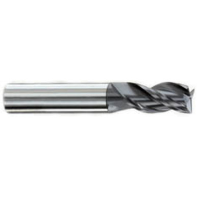 7/32" x 1/4" x 7/16" x 2 1/2" 0.0150-0.0200" C/R 3 Flute Single End Carbide HPE High Performance End Mill-AlTiN MT4156278