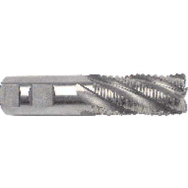 1 1/2" x 1 1/4" x 2" x 4 1/2" 6 Flute Single End HSSCo Roughing Center Cutting End Mill-TiALN Series/List #4611T MT2945431