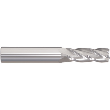 15/64" x 1/4" /4" x 2 1/2" 4 Flute Single End Carbide Finishing Center Cutting End Mill-Uncoated Series/List #5943 MT3257915