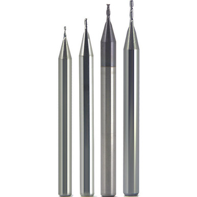 0.0130" x 1/8" x 0.0200" x 1 1/2" 2 Flute Single End Carbide Finishing Center Cutting End Mill-Uncoated Series/List #5914 MT3145481