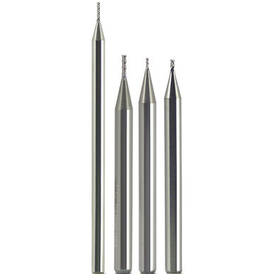 0.0280" x 1/8" x 0.0840" x 1 1/2" 4 Flute Single End Carbide Finishing Center Cutting End Mill-DLC Series/List #5918E MT3196932
