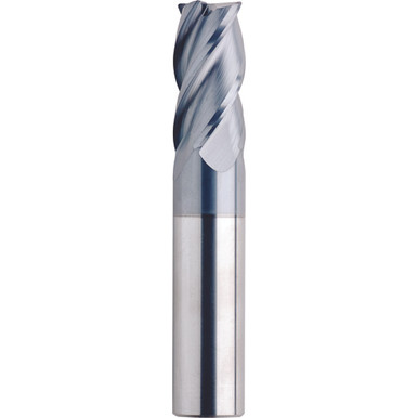 1/4" Dia. x 1/4" Shank /4" DOC x 2-1/2" OAL, Carbide, veri4, 4 Flute, Variable Helix, Plain, External, Corner Radius, Solid End Mill Series/List #5981 MT4195905