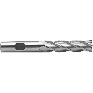 5/16" /8" x 1 3/8"1/8" 4 Flute Single End HSS Finishing Non-Center Cutting End Mill-Uncoated Series/List #1900 MT2143777