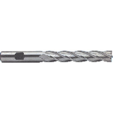 5/16" /8" x 2"3/4" 4 Flute Single End HSS Finishing Non-Center Cutting End Mill-Uncoated Series/List #1901 MT2143827